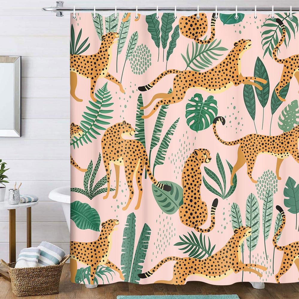 Roze Cheetah en Groene Bladere - Baby Nursery Green recensie en prijs