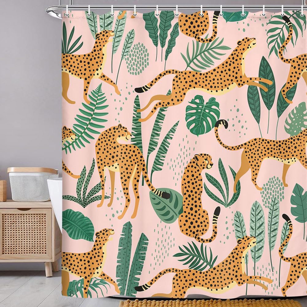Roze Cheetah en Groene Bladere - Baby Nursery Green recensie en prijs