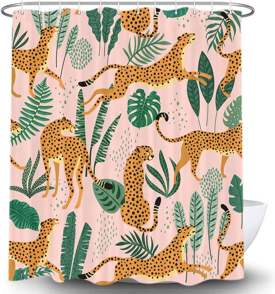 Roze Cheetah en Groene Bladere - Baby Nursery Green recensie en prijs