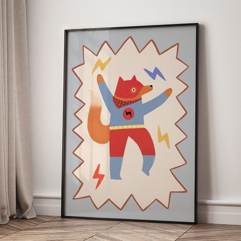Grappige cartoon super coole k - Baby Nursery Fabric recensie en prijs